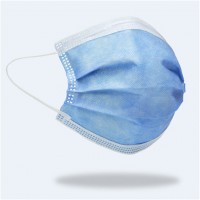 Anti viral dust personal protection 3 ply non woven melt blown fabric disposable face mask