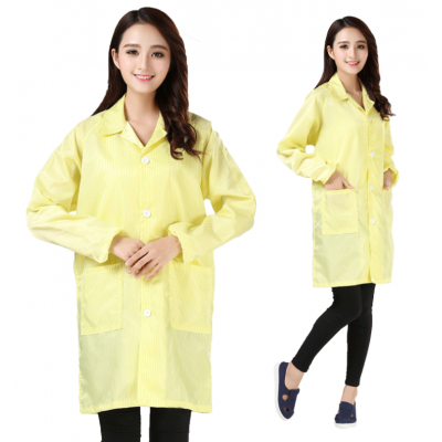 Long Sleeve Anti-static Coat Dust-free Workshop Suit Protective Clothing