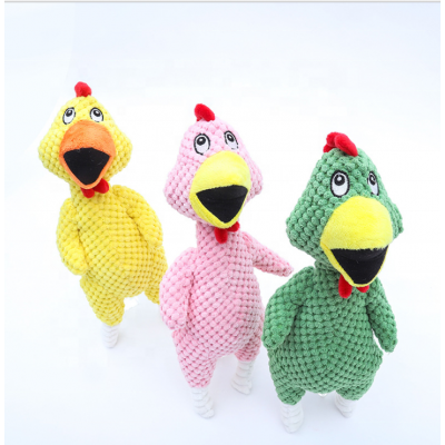 Screaming Chicken Pet Dog Toy Puppy Chew Squeak Venting Toys